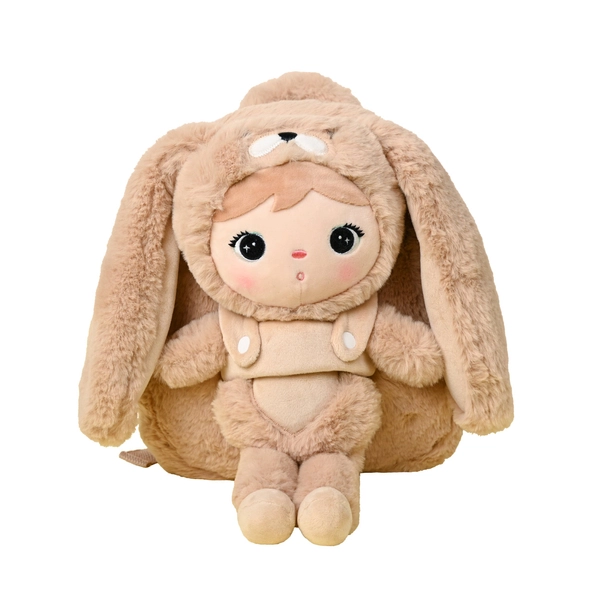 rugzakje Metoo unisex beige konijn