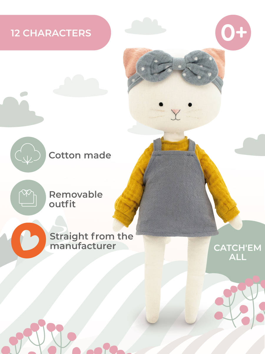 Cotti Motti Christy de kat 30 cm - Afbeelding 3